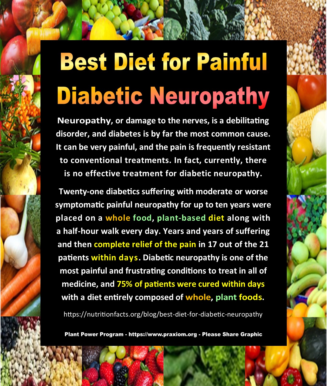 Best Diet for Diabetic Neuropathy - Dr Michael Greger
