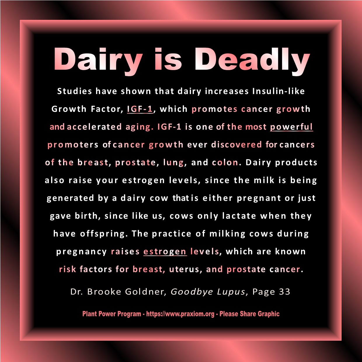 Dairy is Deadly - Dr. Brooke Goldner