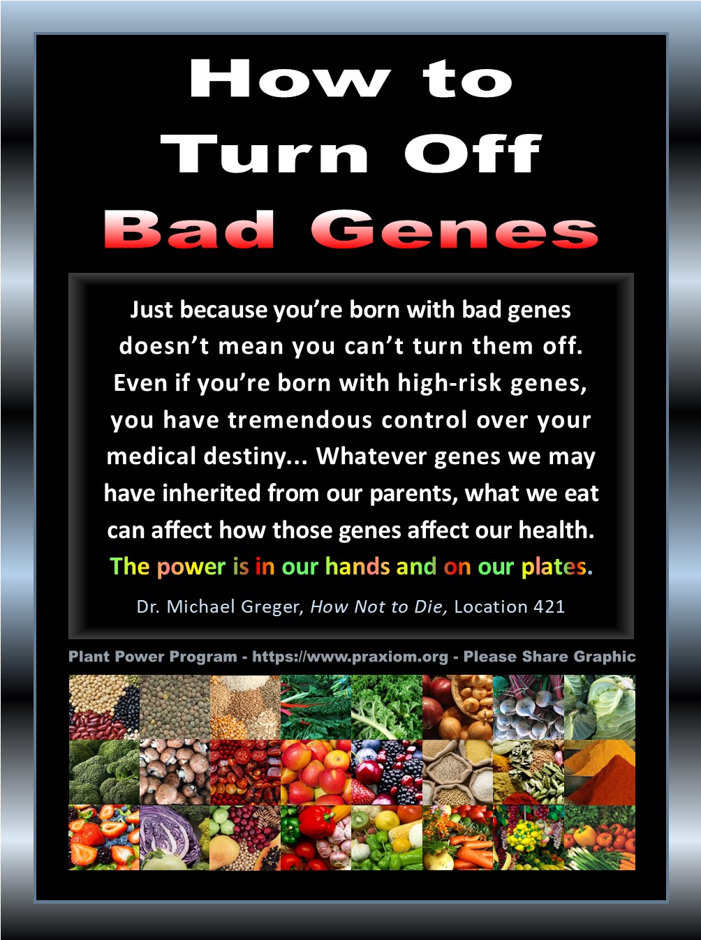 You Can Turn Off Bad Genes - Dr. Michael Greger